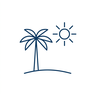 Иконка пальмы — туры на джете